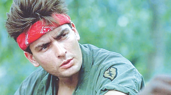 Charlie Sheen as Chris in Platoon