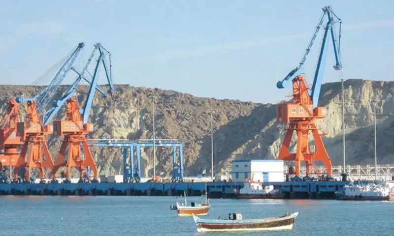 Gwadar port is seen in this file photo. — AFP/File Gwadar port is seen in this file photo. — AFP/File