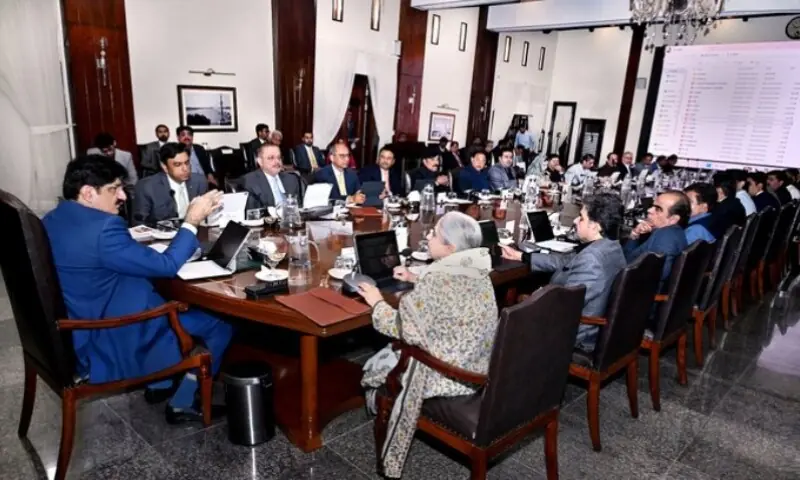 Sindh Chief Minister Syed Murad Ali Shah presides over a cabinet meeting at CM House, on Tuesday, Mar 31. —Photo courtesy @SindhCMHouse/X Sindh Chief Minister Syed Murad Ali Shah presides over a cabinet meeting at CM House, on Tuesday, Mar 31. —Photo courtesy @SindhCMHouse/X
