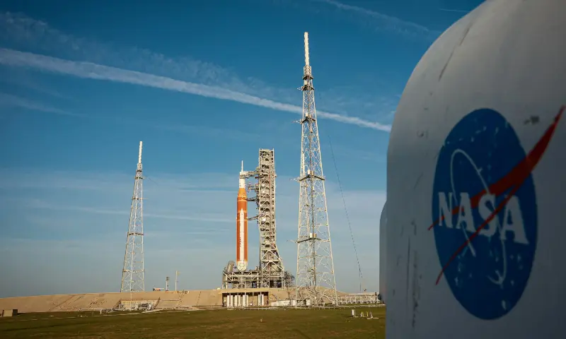NASA’s Artemis II lunar flyby mission, with the next-generation moon rocket, the Space Launch System (SLS) rocket and the Orion crew capsule, sits on Pad 39B ahead of the launch of the Artemis II mission at the Kennedy Space Centre in Cape Canaveral, Florida, US on March 31, 2026. — Reuters NASA’s Artemis II lunar flyby mission, with the next-generation moon rocket, the Space Launch System (SLS) rocket and the Orion crew capsule, sits on Pad 39B ahead of the launch of the Artemis II mission at the Kennedy Space Centre in Cape Canaveral, Florida, US on March 31, 2026. — Reuters