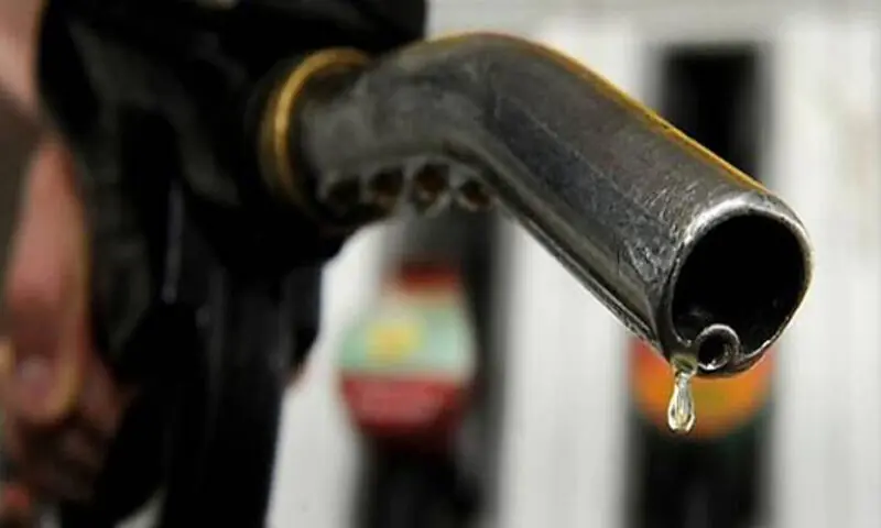 A file photo of a fuel nozzle. &mdash; AFP/File