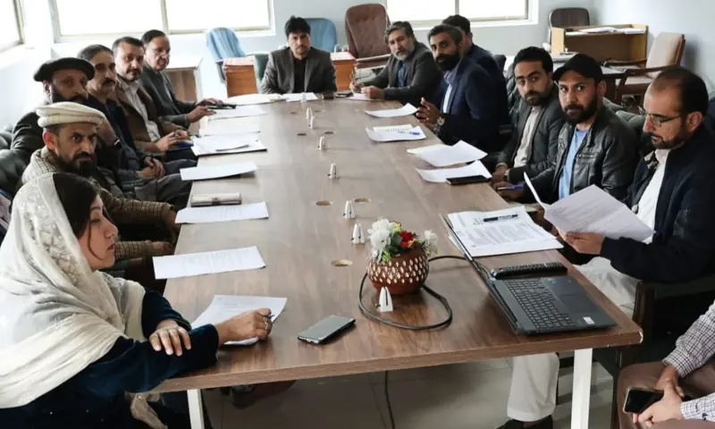 Gilgit-Baltistan Steering Committee on Information holds a meeting on April 3, 2026. — via author Gilgit-Baltistan Steering Committee on Information holds a meeting on April 3, 2026. — via author