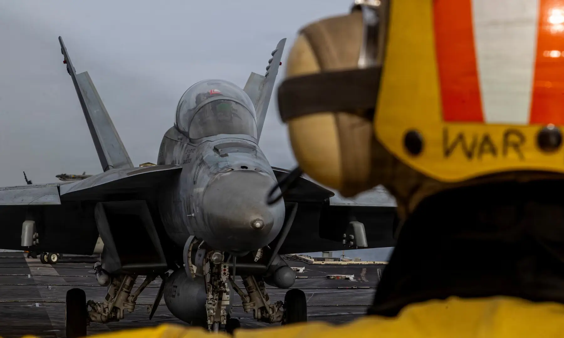 An F/A-18F Super Hornet prepares to launch from the flight deck of the US Navy Nimitz-class aircraft carrier USS Abraham Lincoln at an undisclosed location during the Operation Epic Fury attack on Iran on March 31, 2026. — US Navy via Reuters An F/A-18F Super Hornet prepares to launch from the flight deck of the US Navy Nimitz-class aircraft carrier USS Abraham Lincoln at an undisclosed location during the Operation Epic Fury attack on Iran on March 31, 2026. — US Navy via Reuters