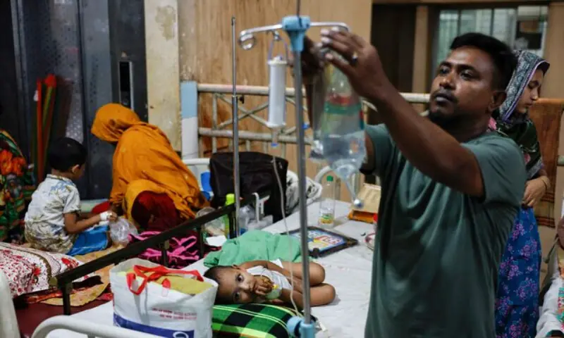 Children are hospitalised for treatment at Mugda Medical College and Hospital in Dhaka, Bangladesh, September 5, 2023. — Reuters/FIle Children are hospitalised for treatment at Mugda Medical College and Hospital in Dhaka, Bangladesh, September 5, 2023. — Reuters/FIle