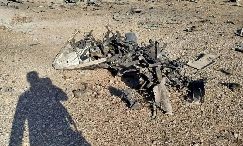 A still image purporting to show US aircraft destroyed during the US mission to find a stranded airman in Iran, the Revolutionary Guards said according to Iranian media, amid the US-Israeli conflict with Iran, in Isfahan, Iran, released on April 5, 2026. &mdash;Reuters
