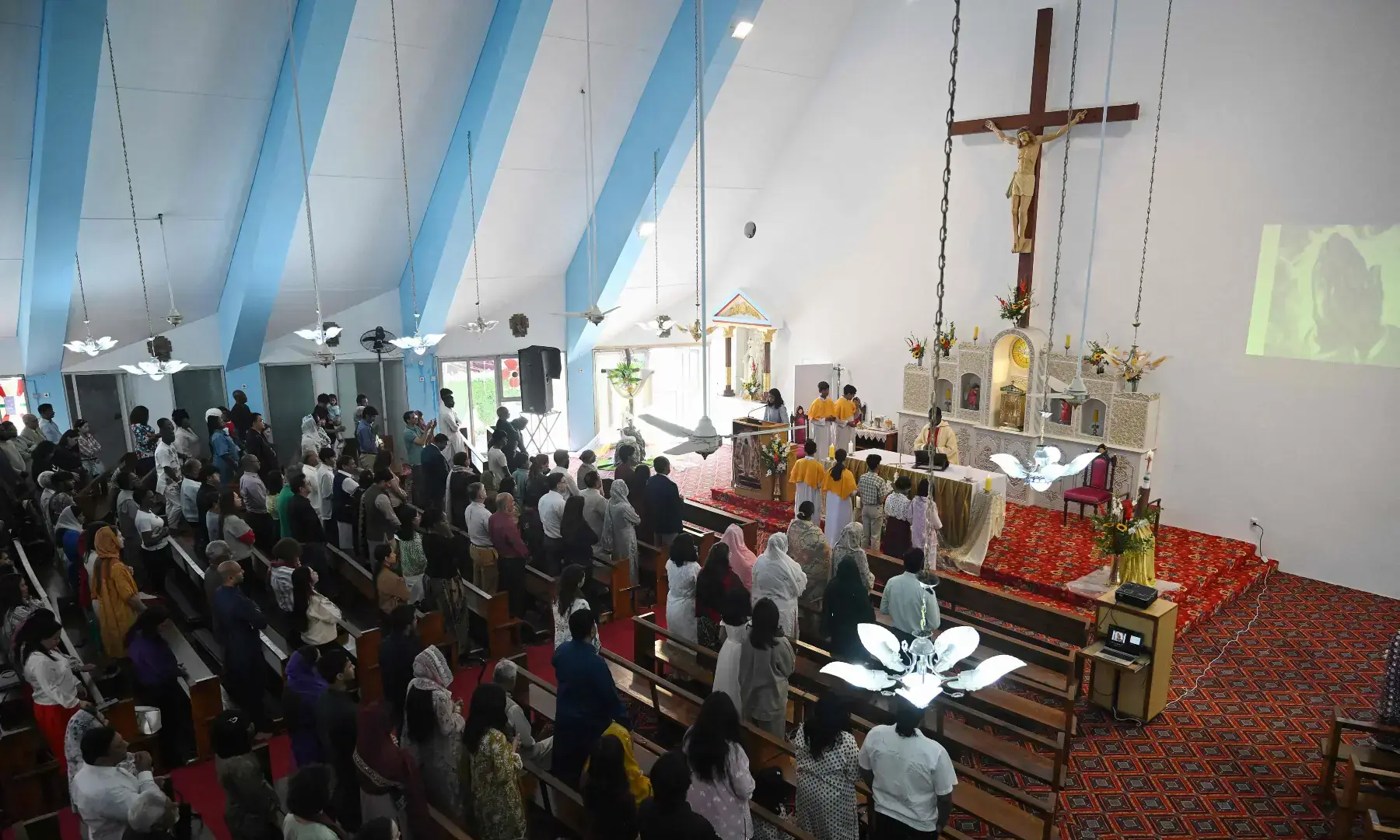 Christians attend Easter Sunday mass at the Fatima Church in Islamabad on April 5, 2026. — AFP/File Christians attend Easter Sunday mass at the Fatima Church in Islamabad on April 5, 2026. — AFP/File