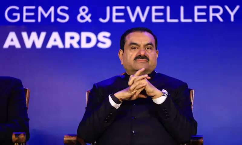 Indian billionaire Gautam Adani attends the 51st Gems and Jewellery Awards in Jaipur, India November 30, 2024. &mdash; Reuters/ File