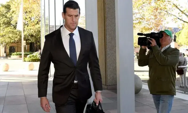 Ben Roberts-Smith arrives at the Federal Court of Australia in Sydney, May 18, 2022. &mdash;Reuters/File