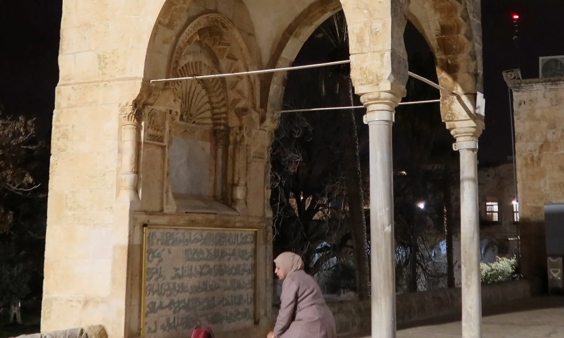 A Muslim woman at Al-Aqsa compound, also known to Jews as the Temple Mount, following a two-week ceasefire in the Iran war, in Jerusalem on April 9, 2026. &mdash;Reuters