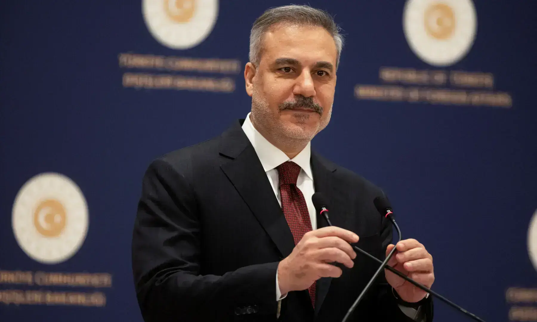Turkish Foreign Minister Hakan Fidan speaks during a press conference in Istanbul, Turkiye on Jan 15, 2026. — Reuters/File