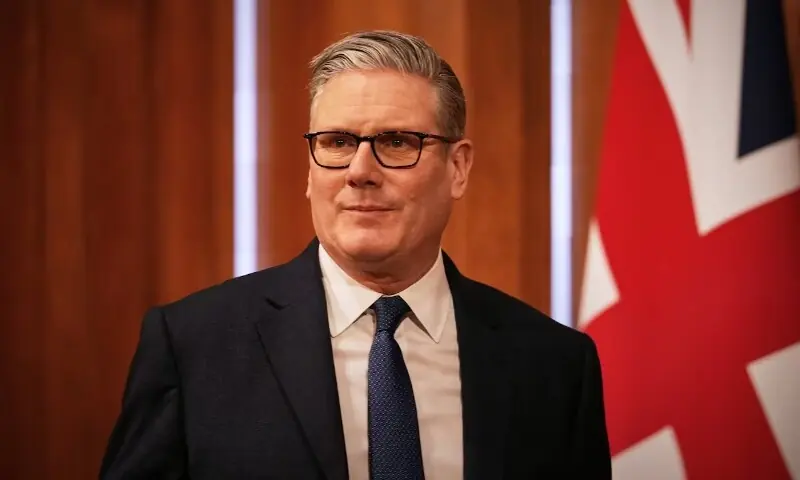 Britain’s Prime Minister Keir Starmer arrives for a press conference at Downing Street in London, Britain, April 1. — Reuters Britain’s Prime Minister Keir Starmer arrives for a press conference at Downing Street in London, Britain, April 1. — Reuters