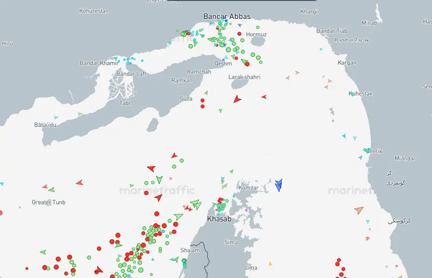 Screengrab from marinetraffic.com