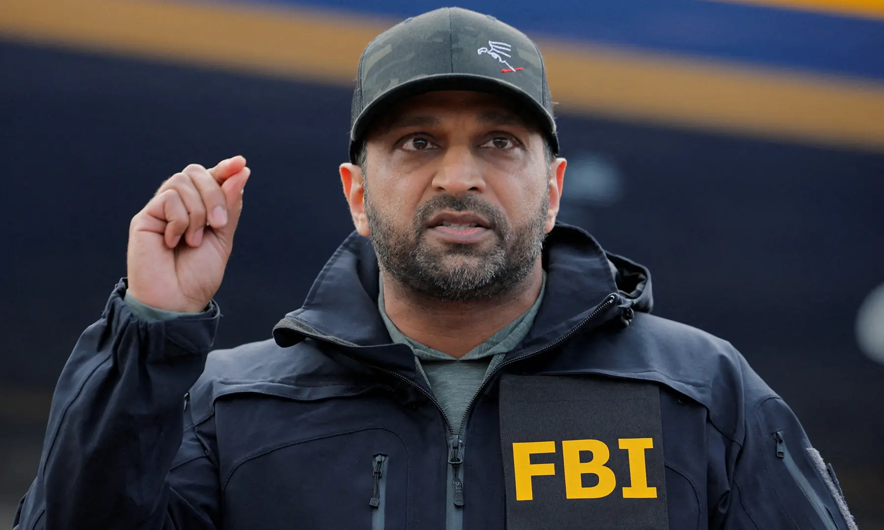 FBI Director Kash Patel announces the apprehension of Ryan Wedding, a former Canadian Olympic snowboarder who was on the FBI&rsquo;s Ten Most Wanted Fugitive list, during a press conference in Ontario, California, US on January 23, 2026. &mdash; Reuters/ File