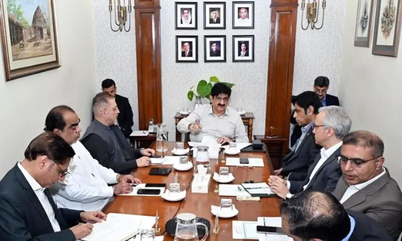 Sindh Chief Minister Syed Murad Ali Shah presides over a meeting on the fuel subsidy scheme at the CM House. —Photo courtesy @SindhCMHouse/X Sindh Chief Minister Syed Murad Ali Shah presides over a meeting on the fuel subsidy scheme at the CM House. —Photo courtesy @SindhCMHouse/X