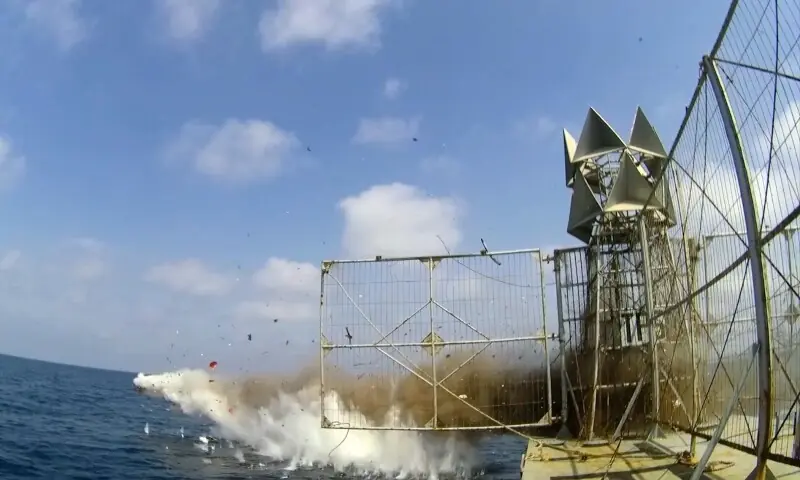 Pakistan Navy demonstrates combat power with the successful firing of &lsquo;Taimoor&rsquo; air-launched cruise missile. &mdash; Photo via ISPR