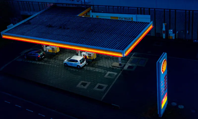 Customers are filling up their tanks at a Shell petrol station in Hanover, central Germany on April 19, 2026. — AFP