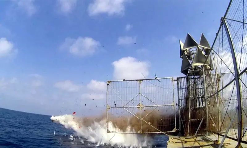 Pakistan Navy demonstrates combat power with the successful firing of &lsquo;Taimoor&rsquo; air-launched cruise missile.&mdash;Courtesy ISPR