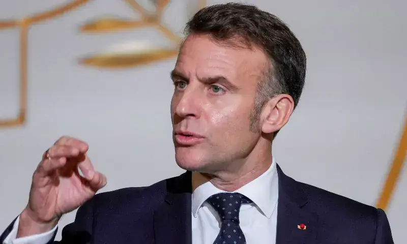 France’s President Emmanuel Macron delivers a speech to French ambassadors at the Elysee Palace in Paris, France on January 8. — Reuters/File France’s President Emmanuel Macron delivers a speech to French ambassadors at the Elysee Palace in Paris, France on January 8. — Reuters/File