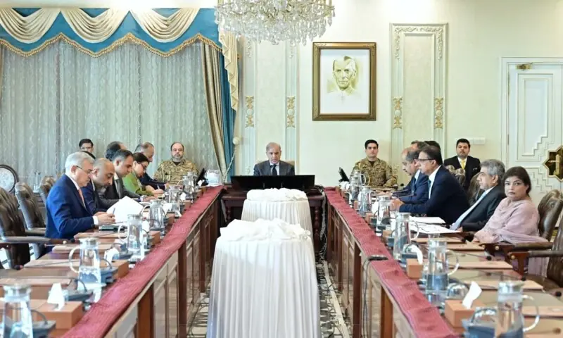 Prime Minister Shehbaz Sharif chairs a review meeting on the promotion of electric vehicles in the country in Islamabad on April 22, 2026. — PID Prime Minister Shehbaz Sharif chairs a review meeting on the promotion of electric vehicles in the country in Islamabad on April 22, 2026. — PID
