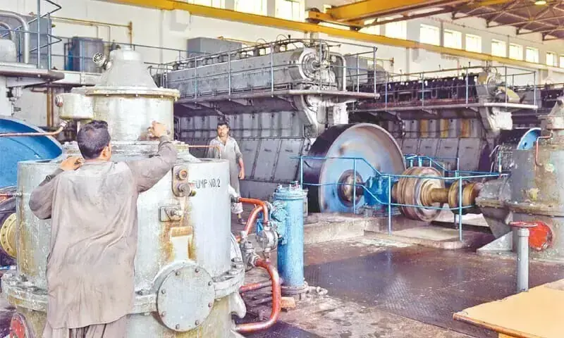 The oldest of the pumping stations at Dhabeji, called Phase 1, in Karachi. &mdash; Fahim Siddiqi/White Star/ File