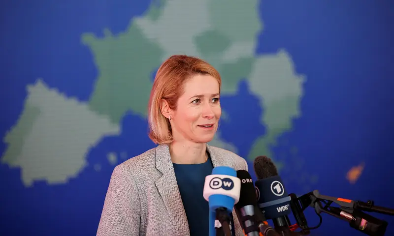 European Union High Representative for Foreign Affairs and Security Policy Kaja Kallas addresses the media on the day of a summit of the European Union and regional partners&rsquo; leaders in Nicosia (Lefkosia), Cyprus on April 24, 2026. &mdash; Reuters
