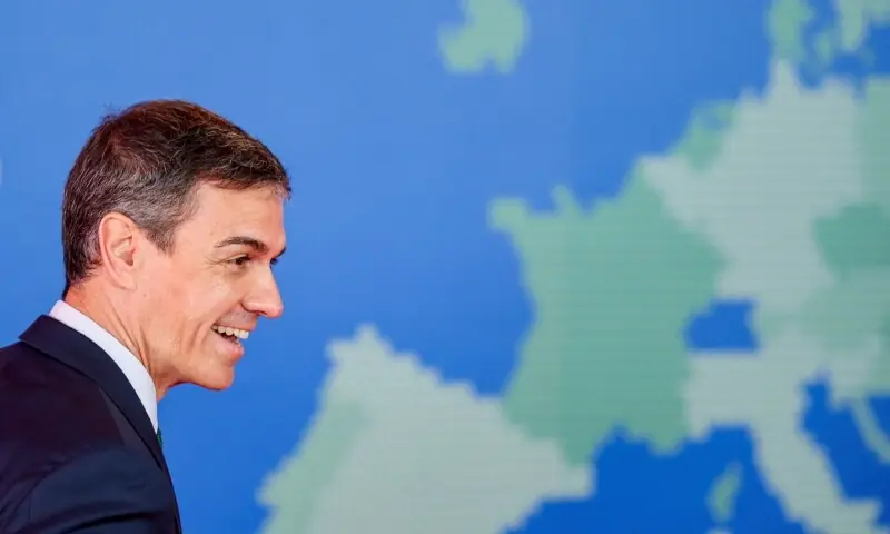 Spain's Prime Minister Pedro Sanchez arrives to attend a summit of the European Union and regional partners' leaders in Nicosia (Lefkosia), Cyprus, April 24, 2026. &mdash; Reuters