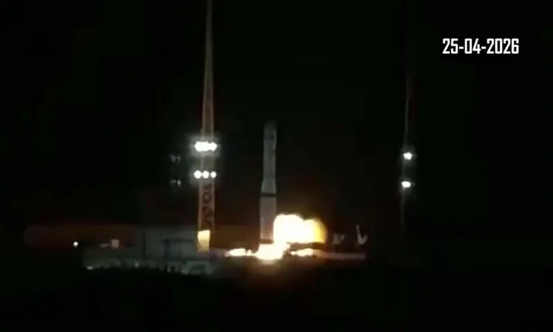 THE satellite is launched from China&rsquo;s Taiyuan Launch Centre.&mdash;X/foreignofficepk