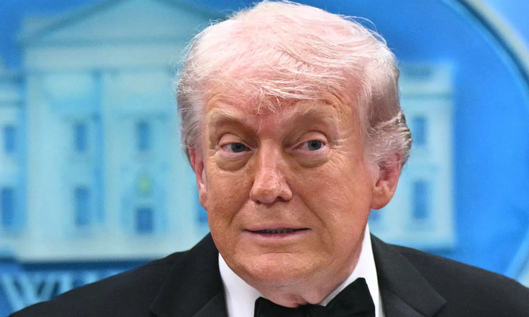 US President Donald Trump speaks during a press briefing in the Brady Briefing Room at the White House in Washington, DC, shortly after a shooting incident at the White House Correspondents&rsquo; Dinner on April 25, 2026. &mdash; AFP