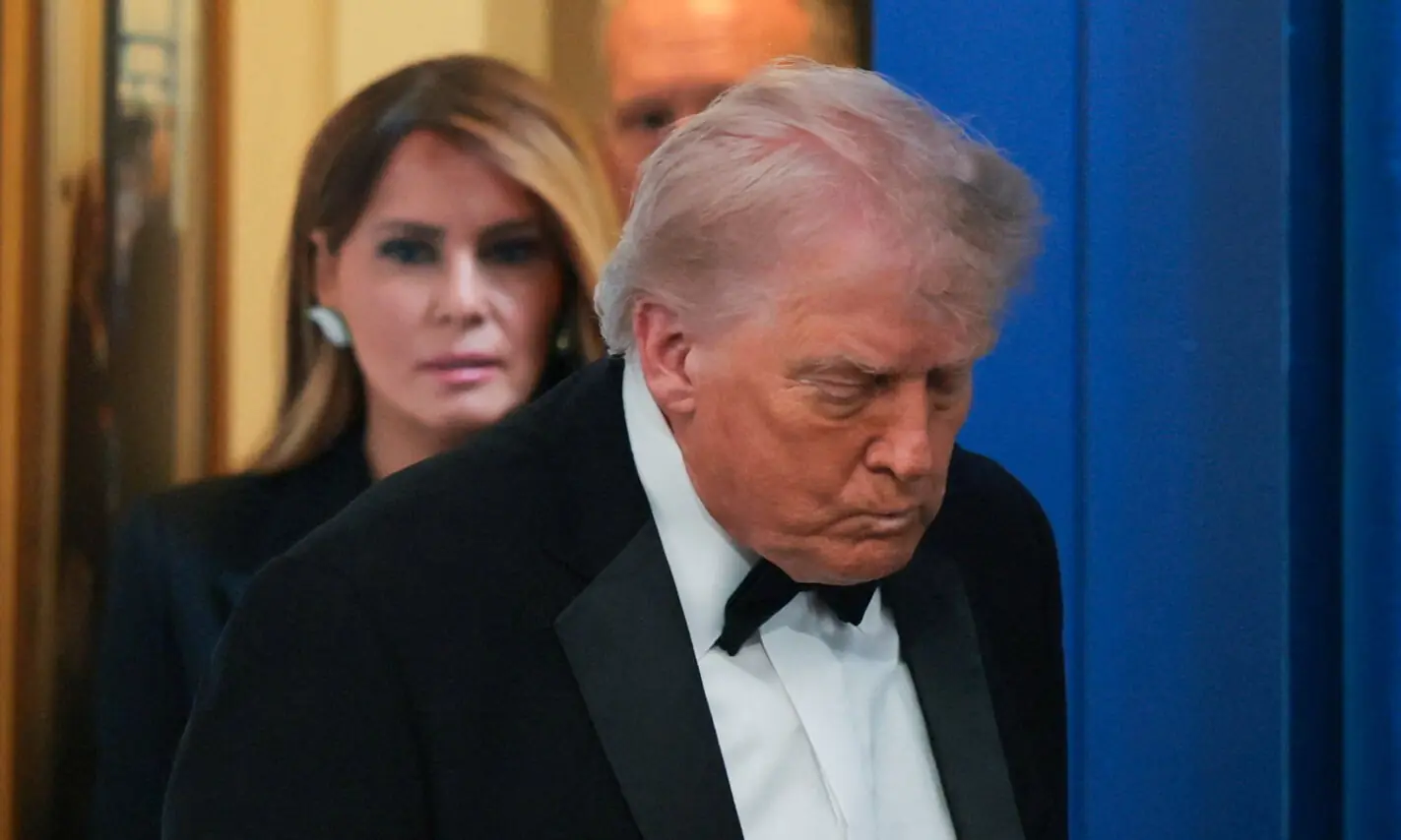 US President Donald Trump arrives for a press briefing at the White House, following a shooting incident during the annual White House Correspondents’ Association dinner, in Washington, DC. ─ Reuters US President Donald Trump arrives for a press briefing at the White House, following a shooting incident during the annual White House Correspondents’ Association dinner, in Washington, DC. ─ Reuters