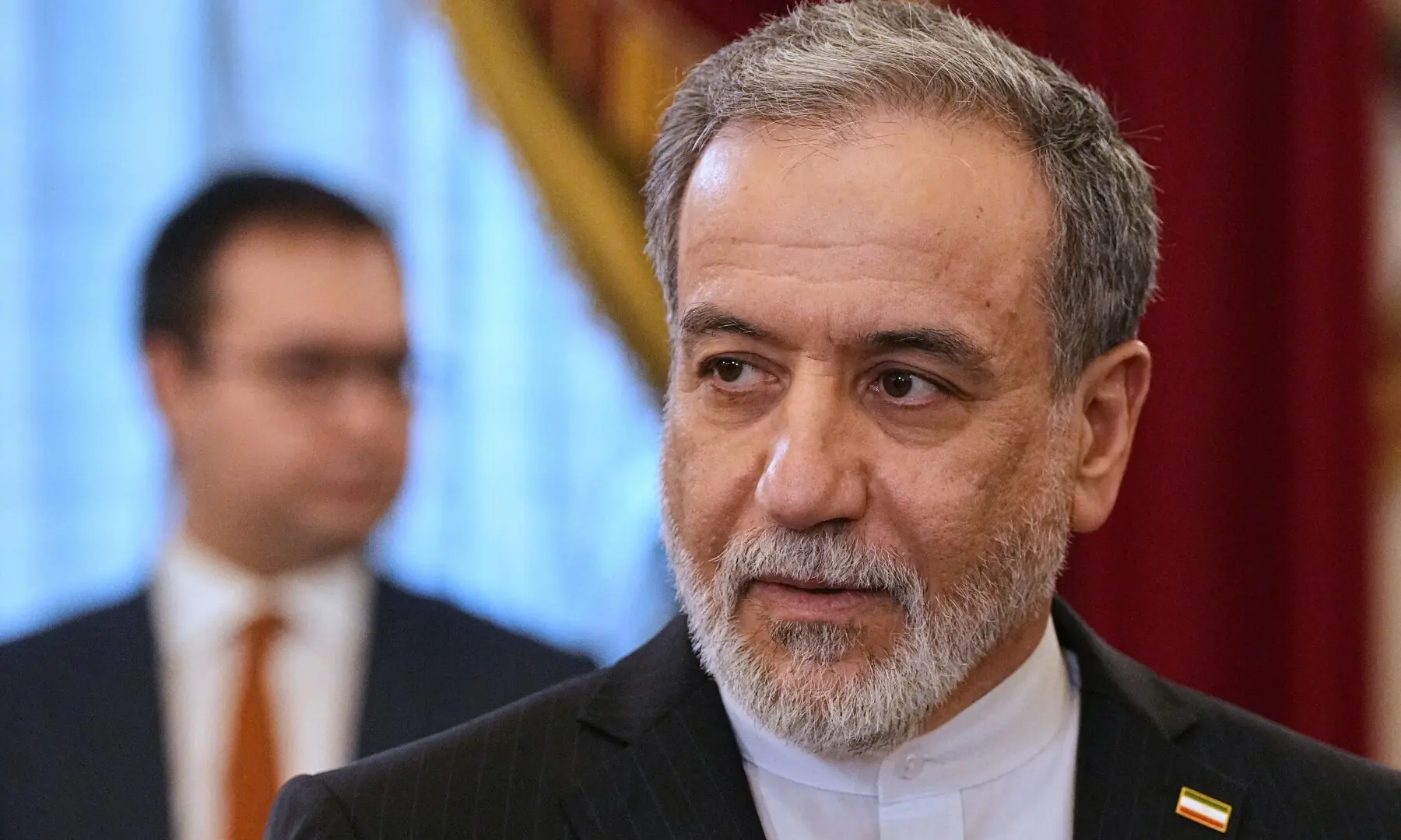 Iranian Foreign Minister Abbas Araghchi attends a meeting with Russian President Vladimir Putin at the Boris Yeltsin Presidential Library in Saint Petersburg, Russia on April 27, 2026. &mdash; Reuters