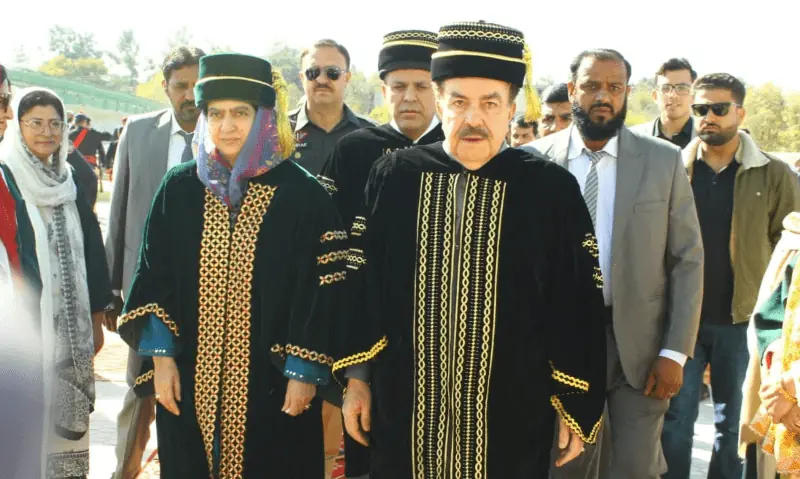 Balochistan Governor Jaffar Khan Mandokhail attends University of Balochistan's 21st convocation on Nov 21, 2024. &mdash; Facebook/Dpruob/File