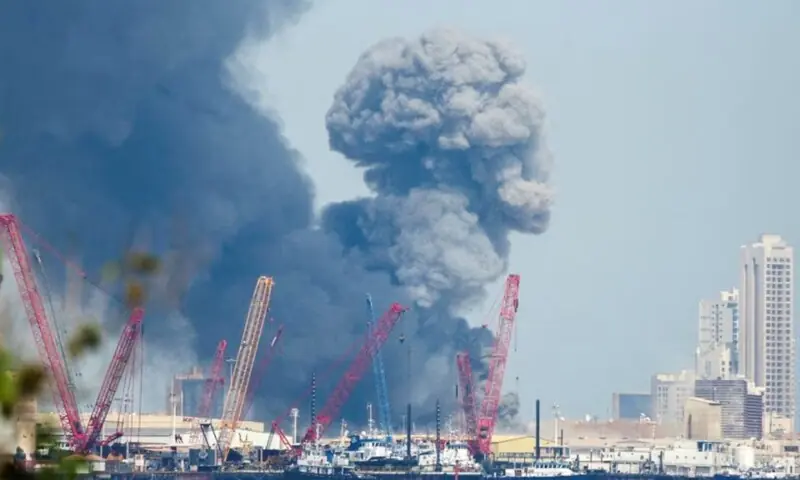 Smoke rises in the sky after blasts were heard in Manama, Bahrain on February 28, 2026. &mdash;Reuters/File