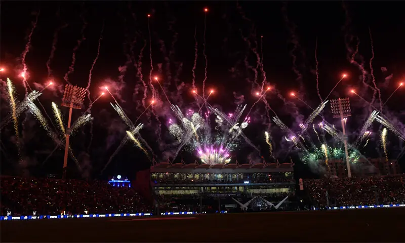 FIREWORKS on display during the closing ceremony of PSL.&mdash;White Star