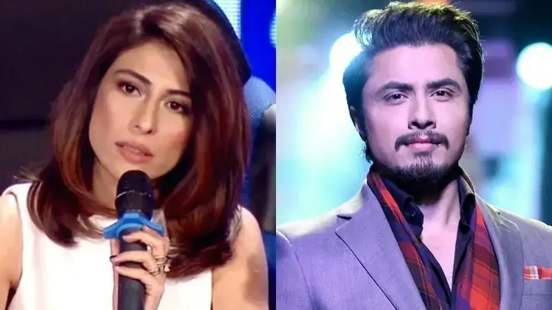 A combination photo shows musicians Meesha Shafi (L) and Ali Zafar (R). &mdash; Dawn/File