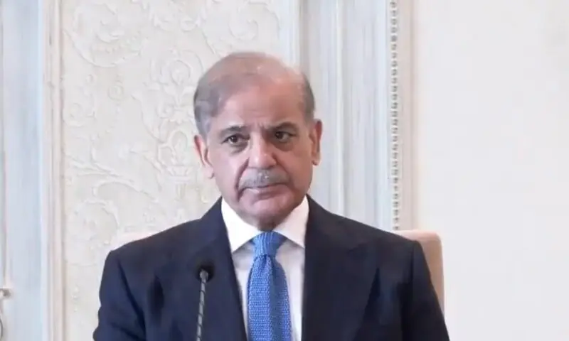 Prime Minister Shehbaz Sharif chairs a meeting in Islamabad on May 5, 2026. &mdash;screengrab via video from PMO/x