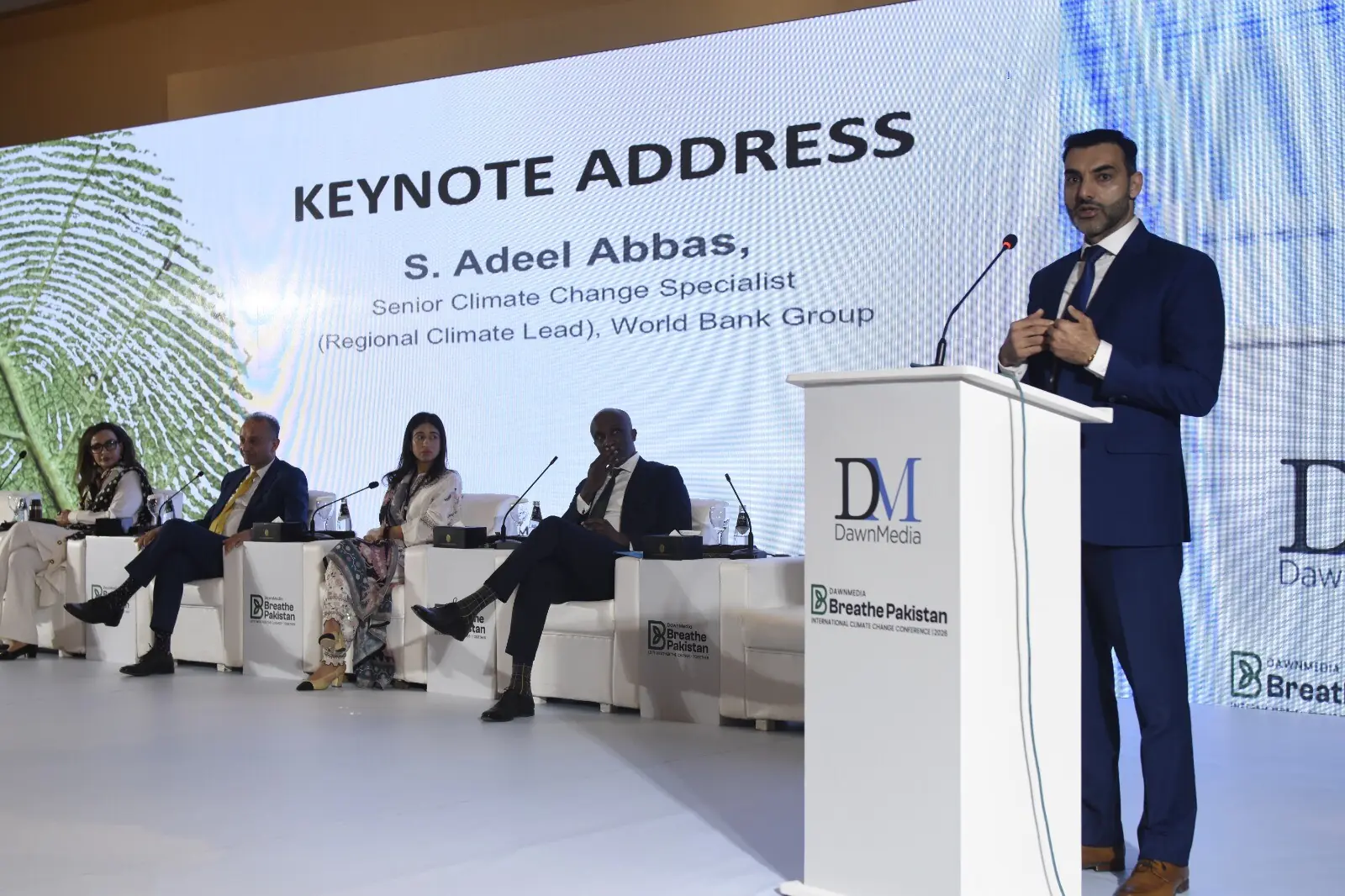 S. Adeel Abbas, the regional climate lead at the World Bank Group. &mdash; White Star/Tanveer Shahzad