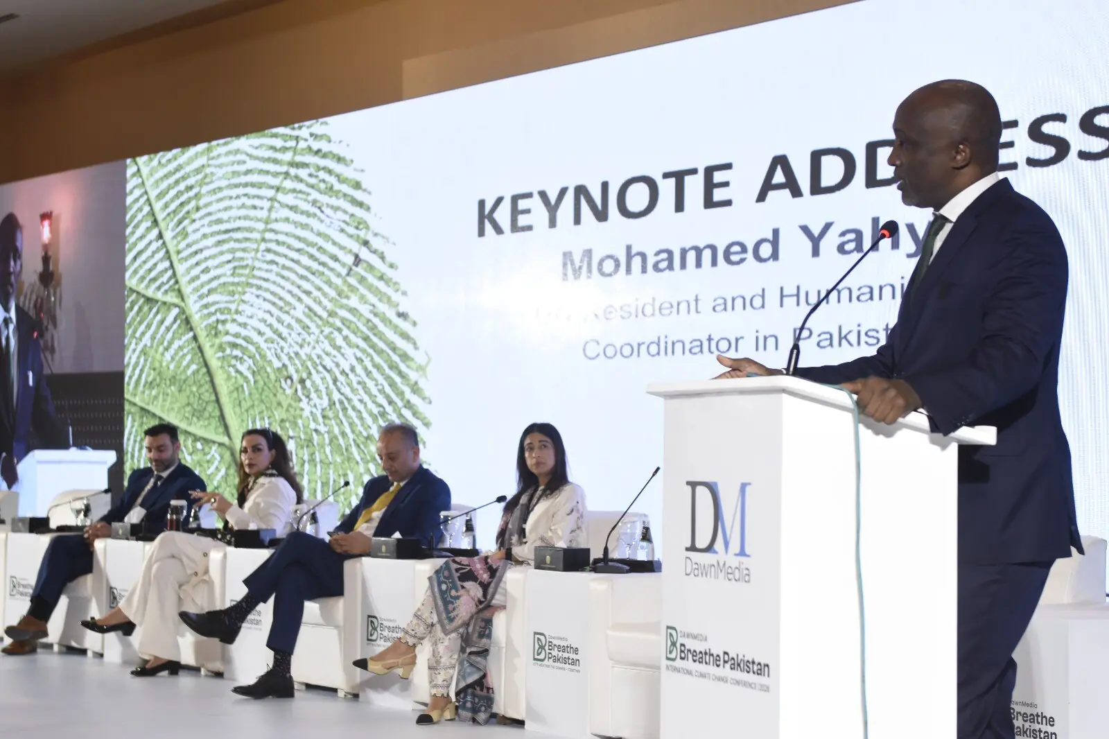 Mohamed Yahya, the UN resident and humanitarian coordinator in Pakistan. &mdash; White Star/Tanveer Shahzed