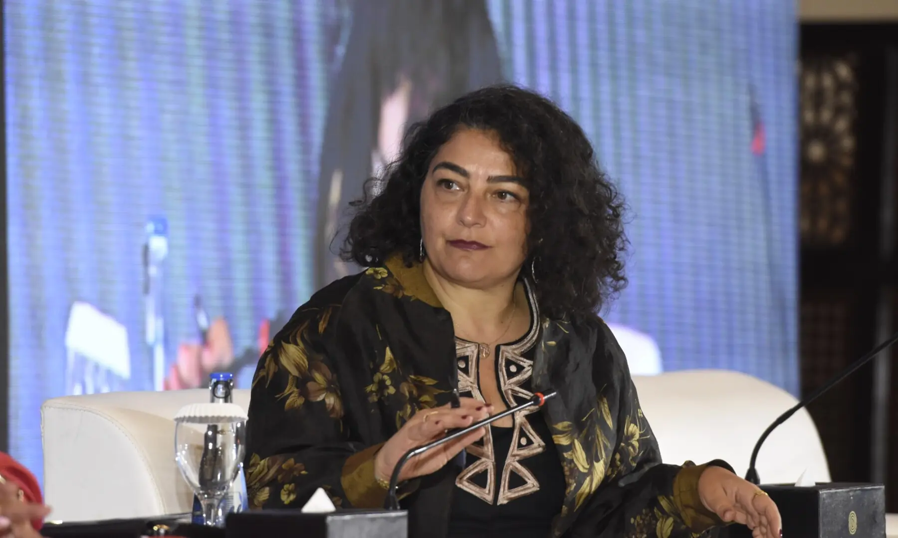 Mirey Atallah, head of adaptation and resilience at the United Nations Environment Programme, at the Breathe Pakistan conference. &mdash; White Star/ Tanveer Shahzad