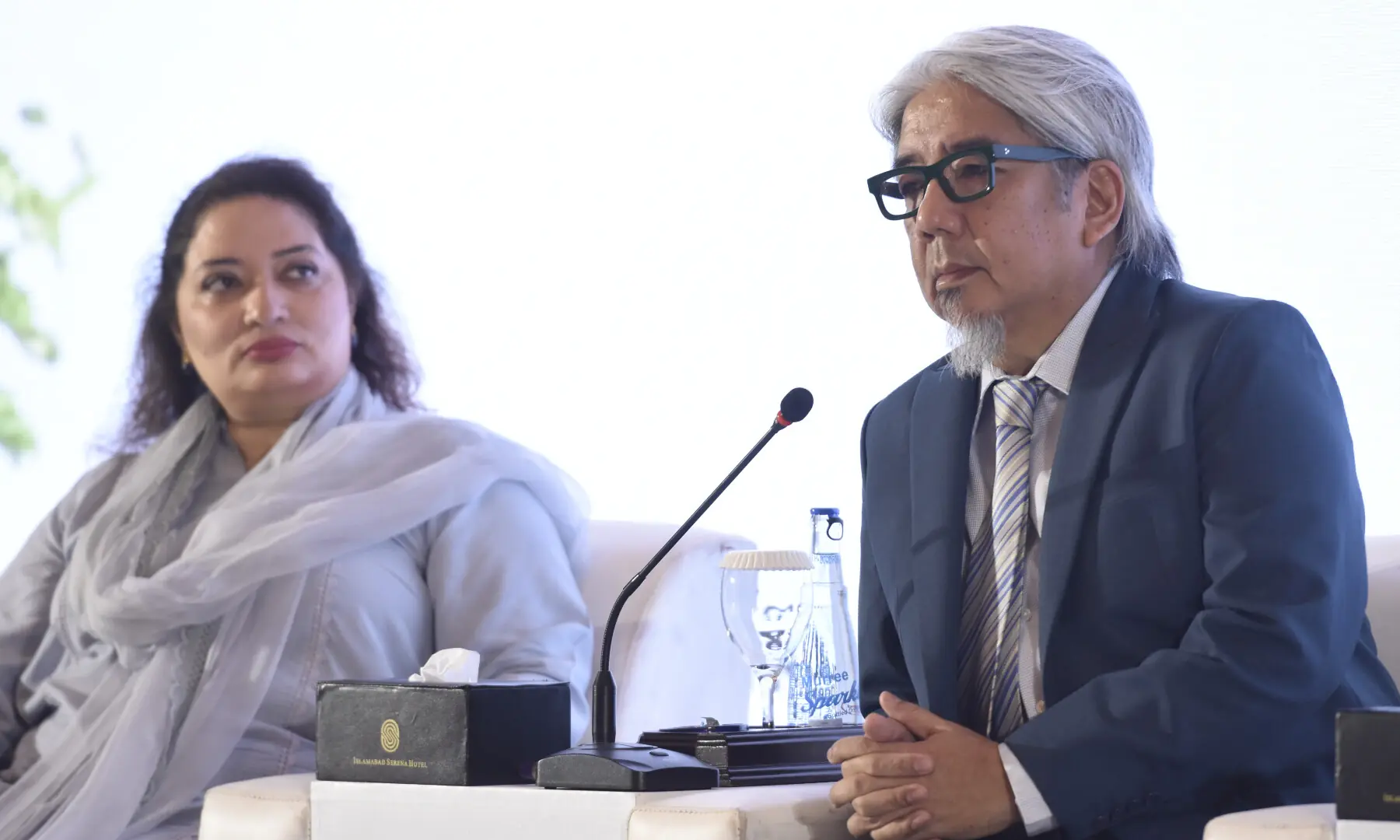 Renato Redentor Constantino at the Breathe Pakistan conference. &mdash; White Star/Tanveer Shahzad