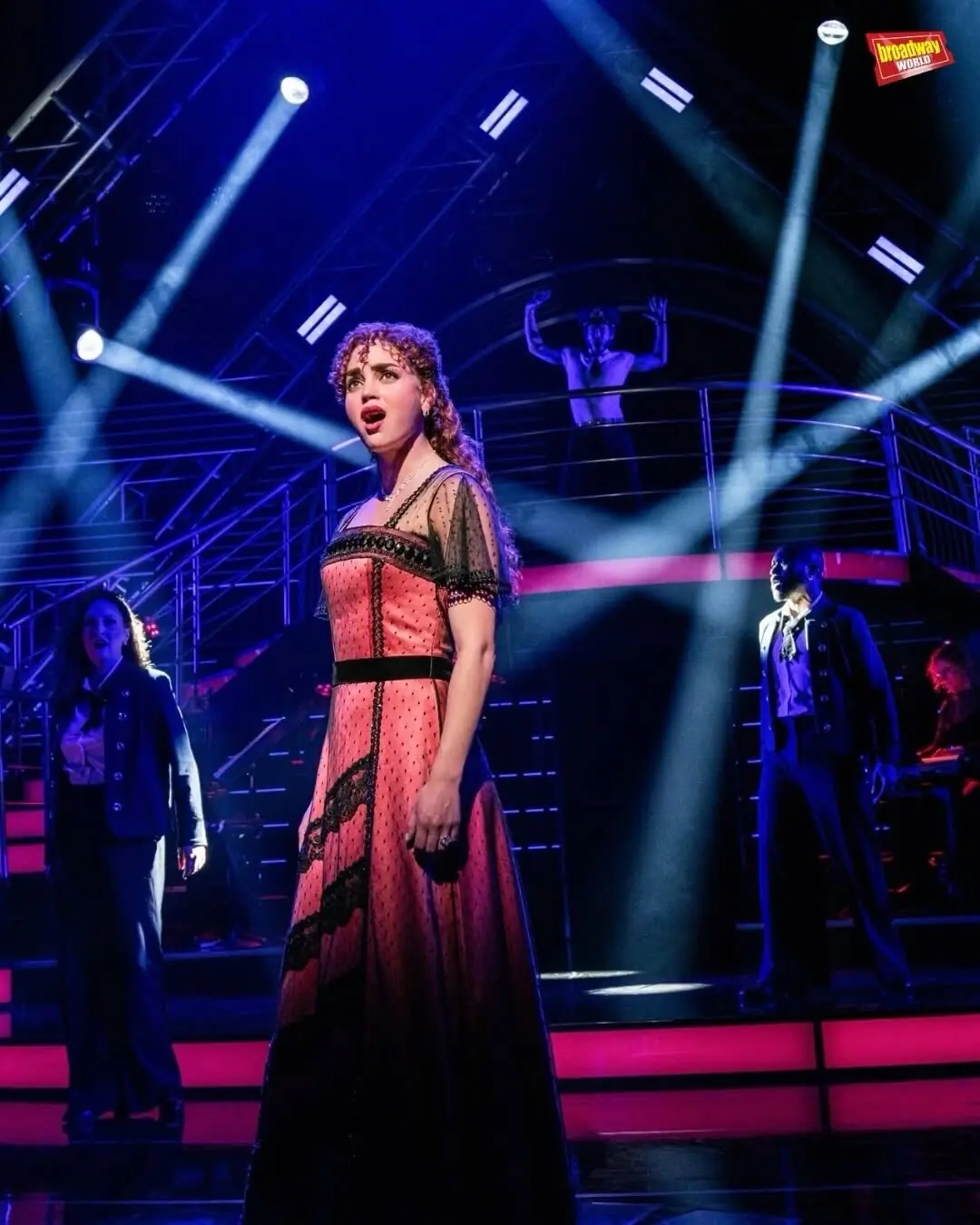 Melissa Barrera performing Titanique on Broadway.