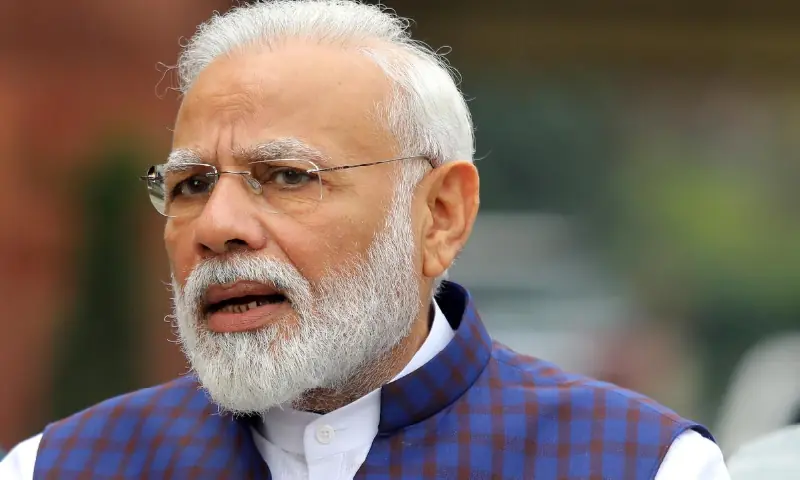 India's Prime Minister Narendra Modi speaks to the media inside the parliament premises on the first day of the winter session in New Delhi, India, November 18, 2019. &mdash; Reuters/File