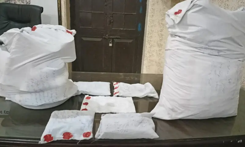Police recovered various items, including a pistol from the possession of the accused. &mdash; Photo provded by police