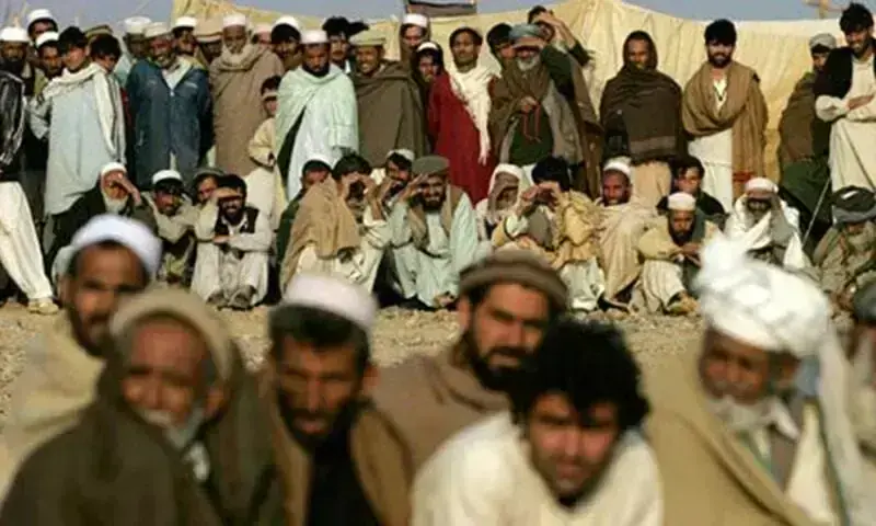 A file photo of Afghan nationals waiting to be deported. — APP/File A file photo of Afghan nationals waiting to be deported. — APP/File