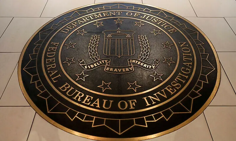 The Federal Bureau of Investigation seal is seen at FBI headquarters in Washington, US on June 14, 2018. — Reuters/File The Federal Bureau of Investigation seal is seen at FBI headquarters in Washington, US on June 14, 2018. — Reuters/File