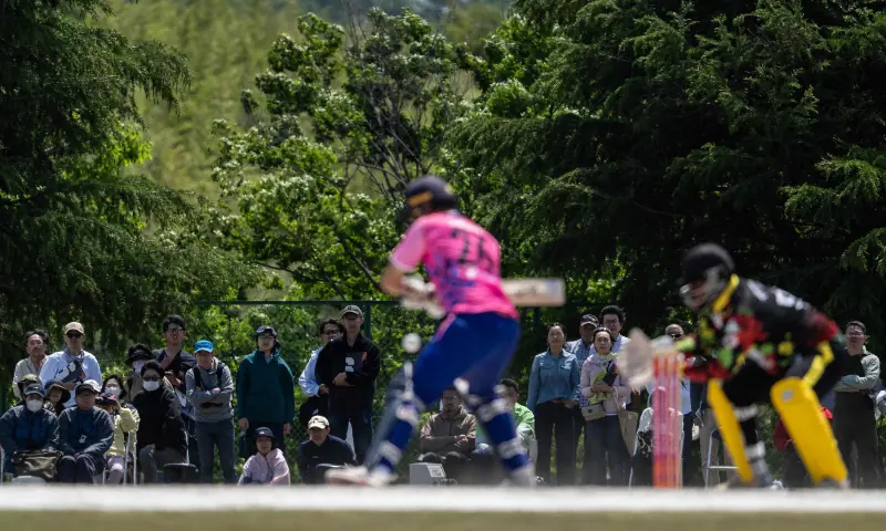 In this photo taken on May 9, 2026, fans watch the ICC T20 World Cup East Asia-Pacific Qualifier match between Japan and Vanuatu at the Nisshin Cricket Ground at Korogi Sports Park in Nisshin, Aichi Prefecture. — AFP