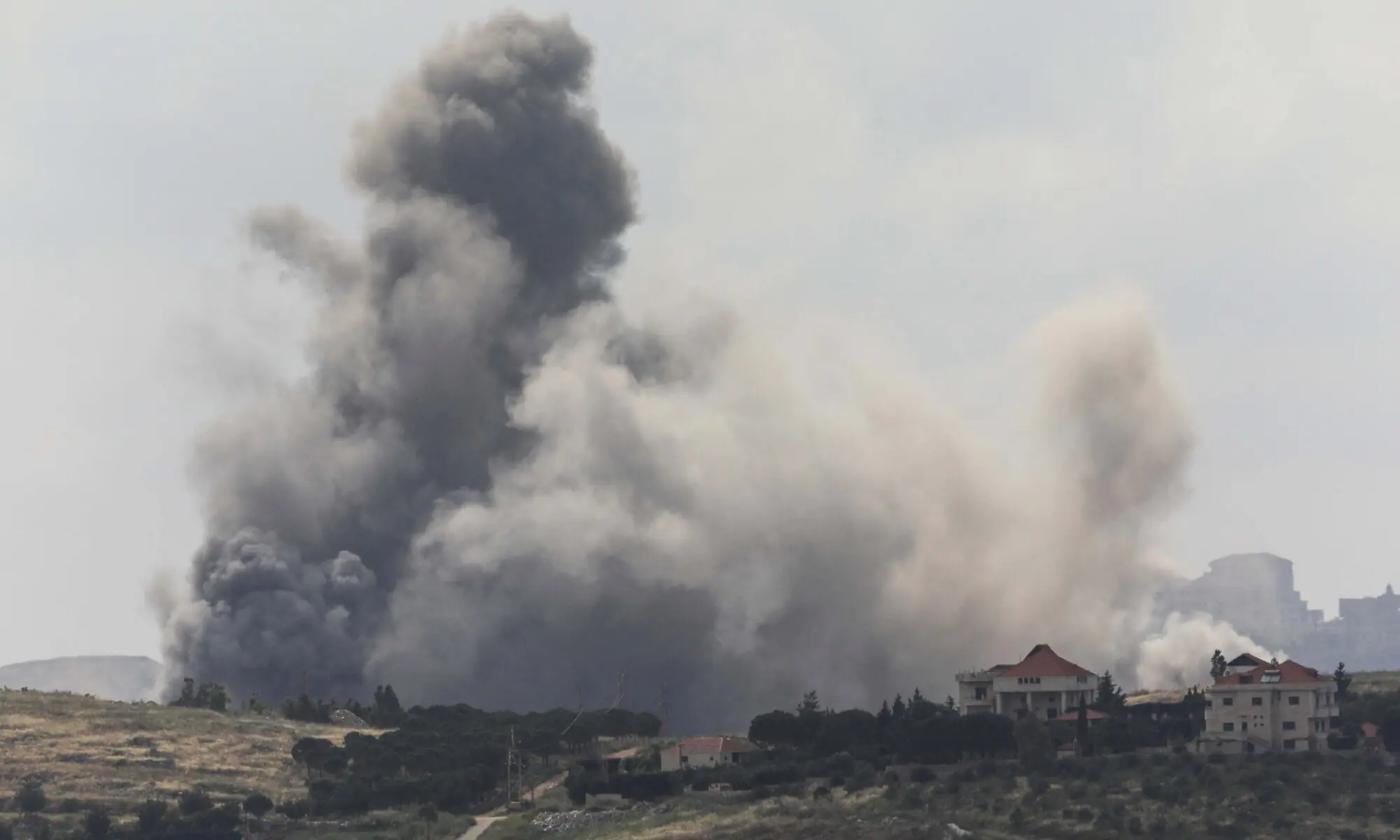 Smoke billows from southern Lebanon following an Israeli strike, as seen from Marjeyoun, Lebanon, May 15, 2026. — Reuters Smoke billows from southern Lebanon following an Israeli strike, as seen from Marjeyoun, Lebanon, May 15, 2026. — Reuters