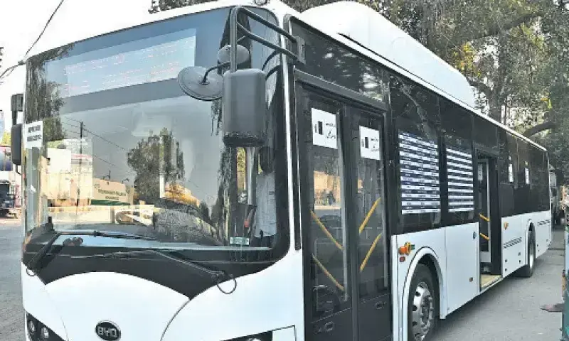 A file photo of an electric bus. — White Star/File A file photo of an electric bus. — White Star/File