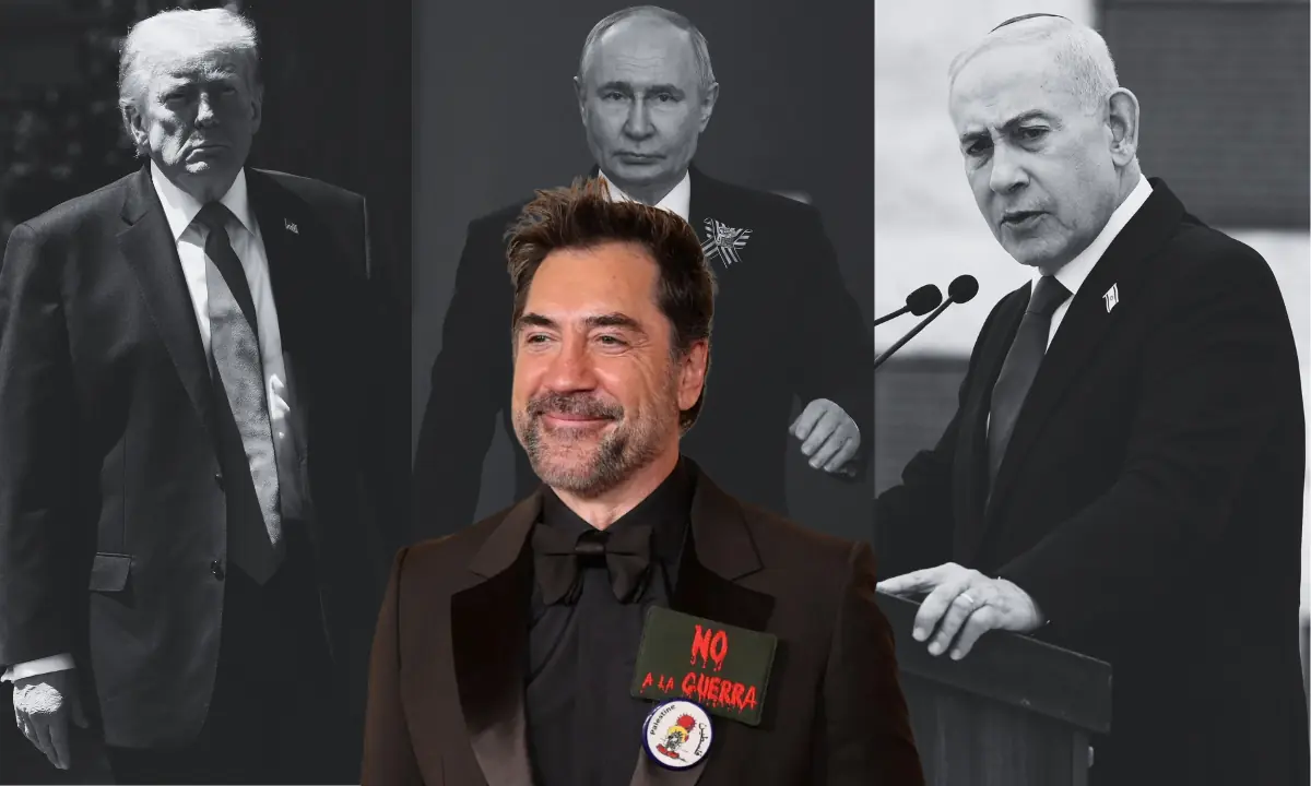Javier Bardem blames 'toxic masculinity' of Netanyahu, Putin and Trump for starting wars Javier Bardem blames 'toxic masculinity' of Netanyahu, Putin and Trump for starting wars
