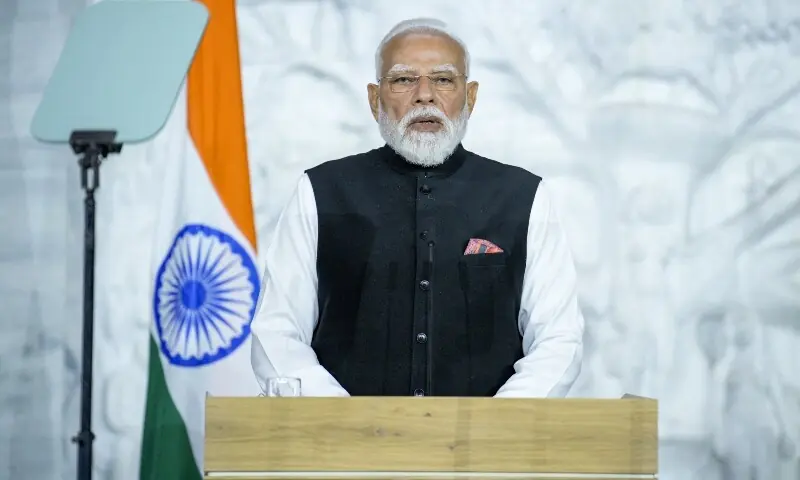 Indian Prime Minister Narendra Modi attends a press conference after the meeting between India and the Nordic countries at the City Hall in Oslo, Norway on May 19, 2026. —Reuters Indian Prime Minister Narendra Modi attends a press conference after the meeting between India and the Nordic countries at the City Hall in Oslo, Norway on May 19, 2026. —Reuters