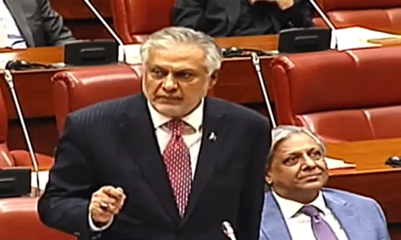 Deputy Prime Minister and Foreign Minister Ishaq Dar addresses the Senate on May 20, 2026. — DawnNewsTV Deputy Prime Minister and Foreign Minister Ishaq Dar addresses the Senate on May 20, 2026. — DawnNewsTV
